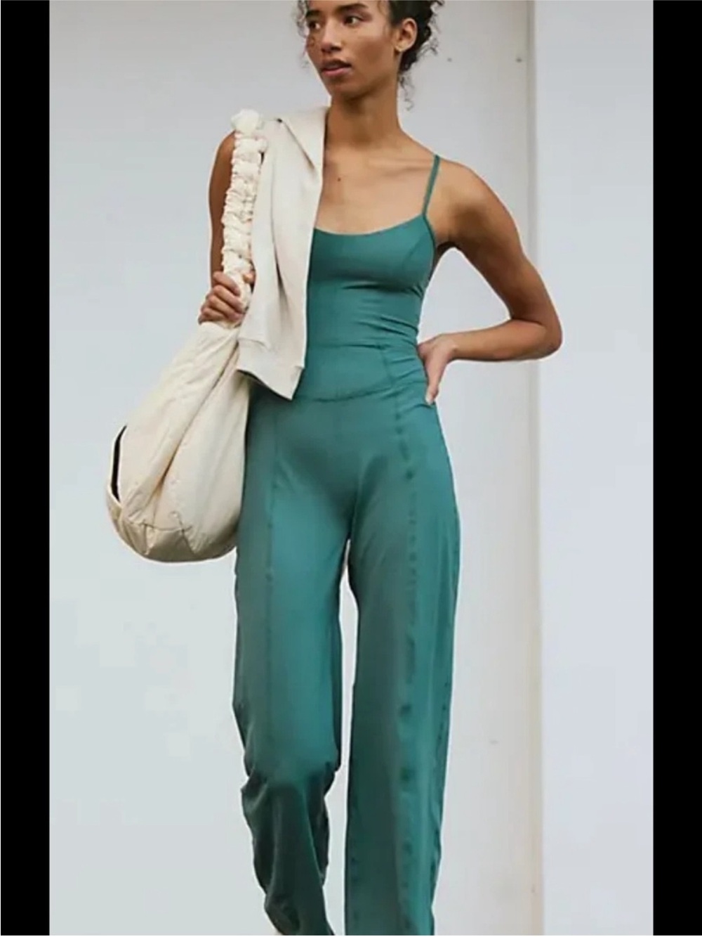 FP Movement by Free People  brand new “up at night onesie” in midnight jade